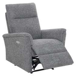 Poltrona reclinável relax NORMANDY elétrica - Cinzento escuro