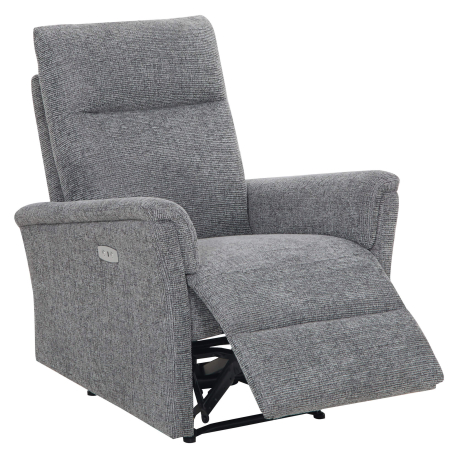 Poltrona reclinável relax NORMANDY elétrica - Cinzento escuro