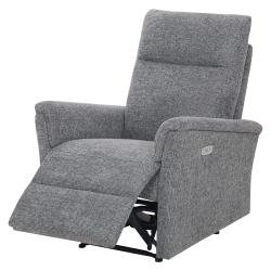 Poltrona reclinável relax NORMANDY elétrica - Cinzento escuro