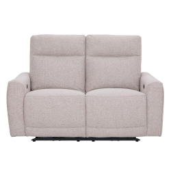 Sofá 2 lugares BRITTANY relax elétrico - Bege acinzentado Sofá 2 lugares BRITTANY relax elétrico - Bege acinzentado