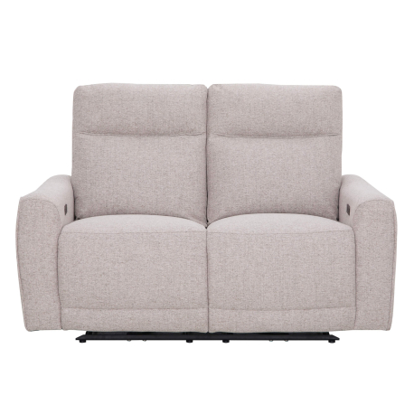 Sofá 2 lugares BRITTANY relax elétrico - Bege acinzentado Sofá 2 lugares BRITTANY relax elétrico - Bege acinzentado