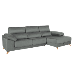 MERIDA Chaise Longue Sofa with Storage - Sofas