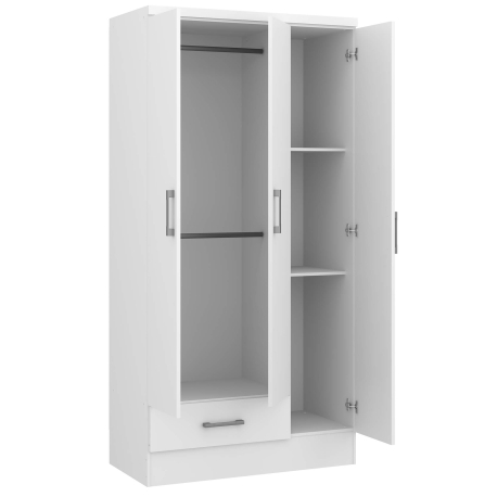 Roupeiro SEAN com 3 portas e 1 gaveta - Closet with Crash Doors