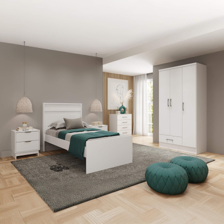 Roupeiro SEAN com 3 portas e 1 gaveta - Closet with Crash Doors