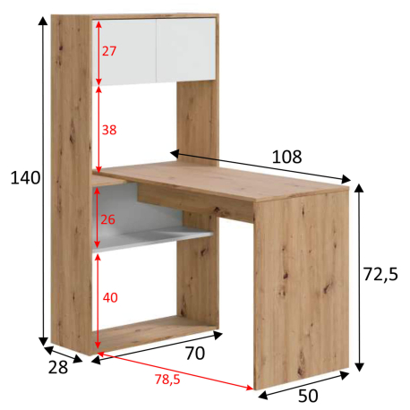 Secretária DUO - Office Desk Secretária DUO - Office Desk