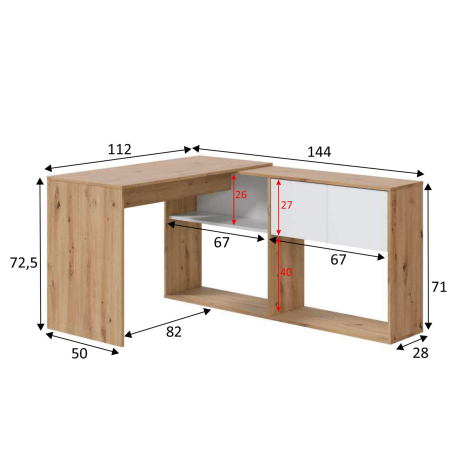 Secretária DUO - Office Desk Secretária DUO - Office Desk