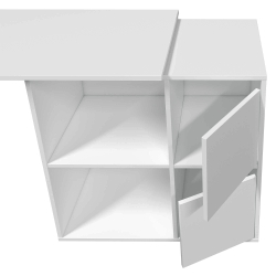Secretária reversível ADAPTA - Branco Secretária reversível ADAPTA - Branco