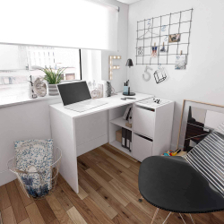 Secretária reversível ADAPTA - Branco Secretária reversível ADAPTA - Branco