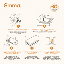 Colchão EMMA ORIGINAL HYBRID - Colchões de Molas Ensacadas