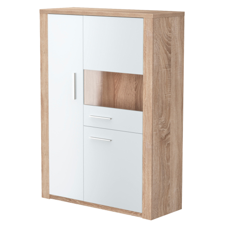 Elemento bar PARIS - Carvalho e Branco