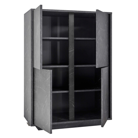 Elemento bar CARRARA - preto mármore