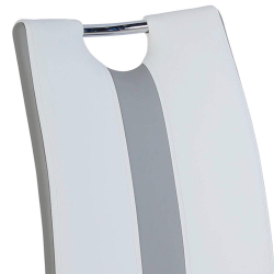 Pack mesa NELLY + 4 cadeiras NATALIA II - Preto e Branco Pack mesa NELLY + 4 cadeiras NATALIA II - Preto e Branco