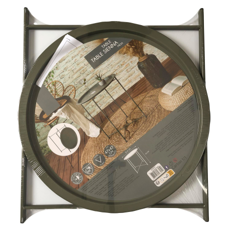 Mesa de apoio alta SIENNA - Verde Oliva Escuro Mesa de apoio alta SIENNA - Verde Oliva Escuro