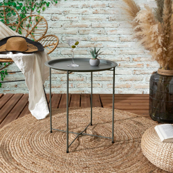 Mesa de apoio alta SIENNA - Verde Oliva Escuro Mesa de apoio alta SIENNA - Verde Oliva Escuro