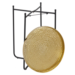 Mesa de apoio ALIA - Dourado e Preto