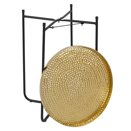 Mesa de apoio ALIA - Dourado e Preto