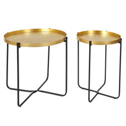 Mesa de apoio ALIA - Dourado e Preto