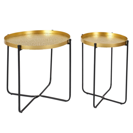 Mesa de apoio ALIA - Dourado e Preto