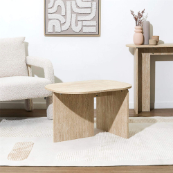 Mesa de centro PIETRA - Travertino Bege