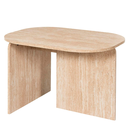 Mesa de centro PIETRA - Travertino Bege