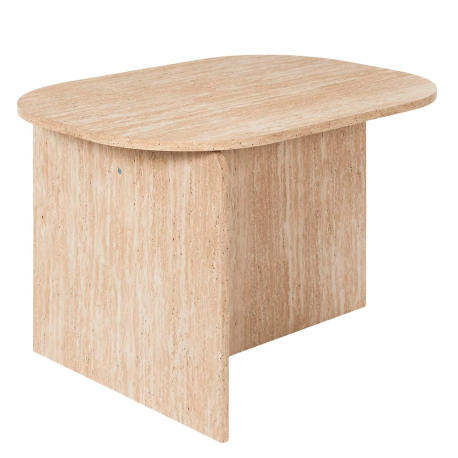 Mesa de centro PIETRA - Travertino Bege