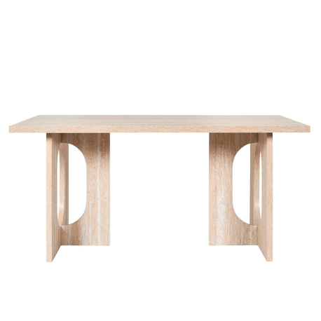 Mesa retangular PIETRA - Travertino Bege Mesa retangular PIETRA - Travertino Bege