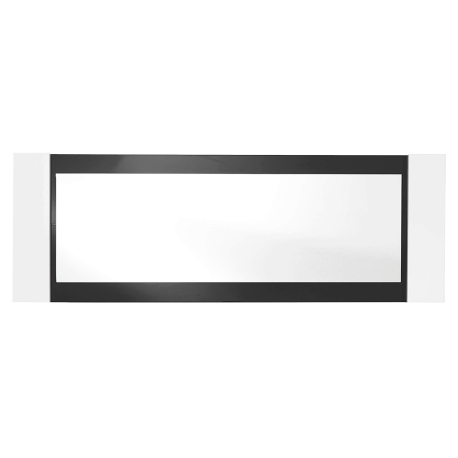 Espelho de sala BELLARIVA - branco e cinzento