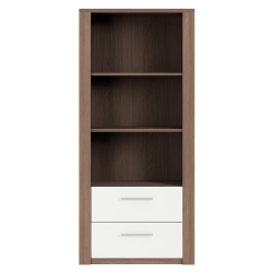 Estante PARIS - carvalho cinza e branco