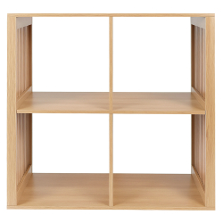 Estante KLAUS com 4 cubos - carvalho