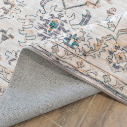 Tapete ARES - Branco e Cinzento