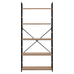 Estante COLORADO com 5 prateleiras (58,5cm) - Carvalho e Preto