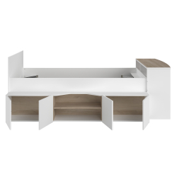 Cama de solteiro CLEO com secretária - Home