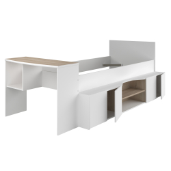 Cama de solteiro CLEO com secretária - Home