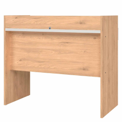 Secretária FUNCTION com 2 gavetas - Carvalho e Branco