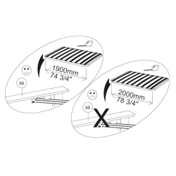 Cama alta CLEO com secretária - Branco Mate e Carvalho