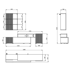 Estante TV BALOS - TV furniture and shelves Estante TV BALOS - TV furniture and shelves