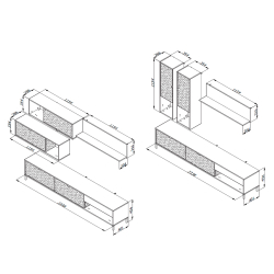 Estante TV NORWICH - TV furniture and shelves Estante TV NORWICH - TV furniture and shelves