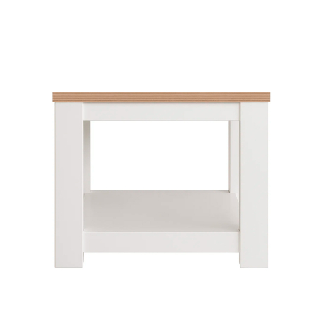 Mesa de apoio FLORENÇA - Branco e Carvalho