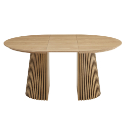Mesa redonda extensível ORIGAMI (120-200cm) - Carvalho