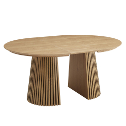 Mesa redonda extensível ORIGAMI (120-200cm) - Carvalho