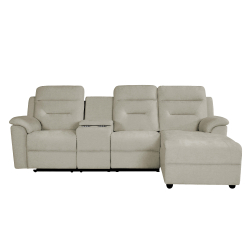 Sofá chaise longue NAMIE relax manual - Aveia