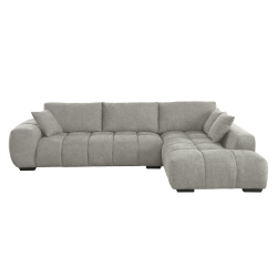Sofá chaise longue CALIFORNIA - Cinzento Bege - OTE-451