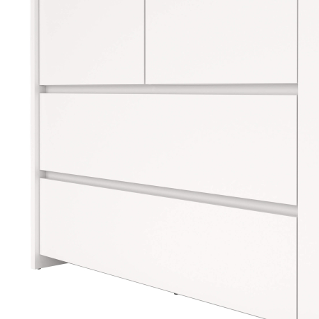 Roupeiro NEXT com 3 portas e 2 gavetas - Branco Roupeiro NEXT com 3 portas e 2 gavetas - Branco