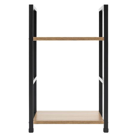 Mesa de apoio COLORADO com 2 prateleiras - Carvalho e Preto Mesa de apoio COLORADO com 2 prateleiras - Carvalho e Preto