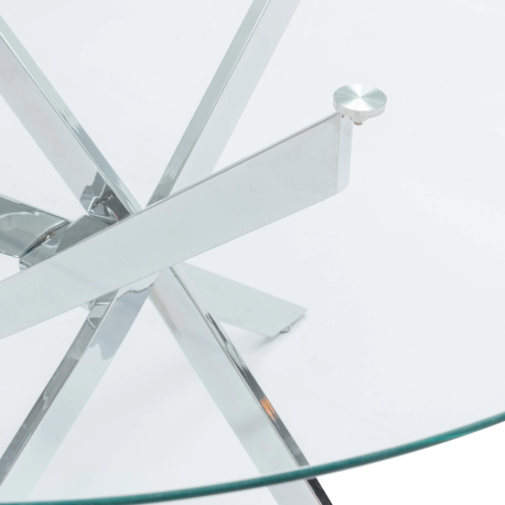 Mesa redonda LEONO - Cromado Mesa redonda LEONO - Cromado