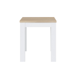 Mesa extensível LIVRE (67-134 cm) - Branco e Carvalho Mesa extensível LIVRE (67-134 cm) - Branco e Carvalho