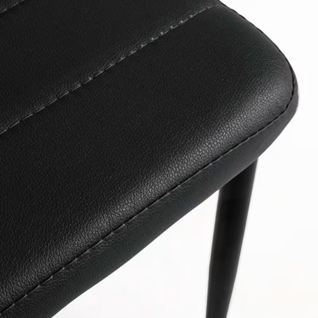 Pack mesa redonda ALESIA + 6 cadeiras ZARA II - Preto e Carvalho Pack mesa redonda ALESIA + 6 cadeiras ZARA II - Preto e Carvalho