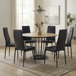 Mesa redonda ALESIA - Preto e Carvalho