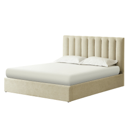 Pack cama de casal elevatória AUSSIE ll + colchão ETERNO - Bege Claro - 160x200cm Pack cama de casal elevatória AUSSIE ll + colchão ETERNO - Bege Claro - 160x200cm