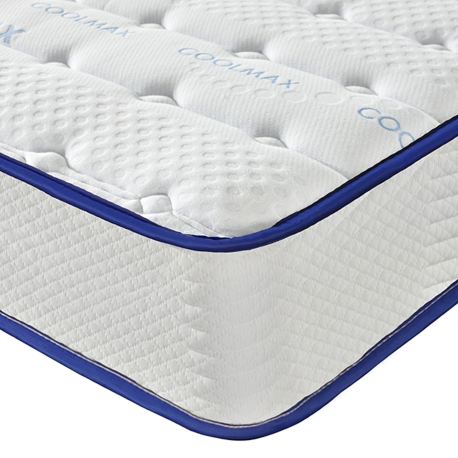 Pack cama de solteiro SLEEP + Colchão SPRING ROLLER - Branco e Carvalho Pack cama de solteiro SLEEP + Colchão SPRING ROLLER - Branco e Carvalho